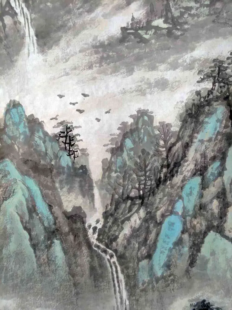 119-Spring Breeze on the Verdant Peaks (Ling Cui Chun Feng Tu)_3.webp