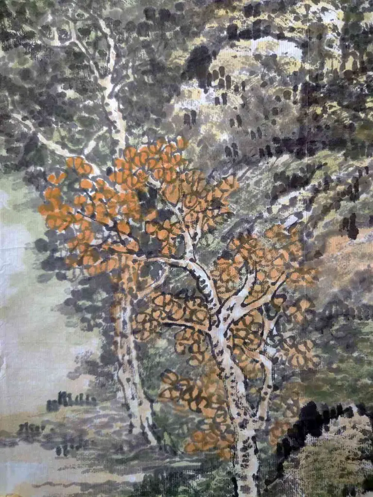 104-Viewing the Waterfall in Late Autumn (Wan Qiu Guan Pu Tu)_5.webp