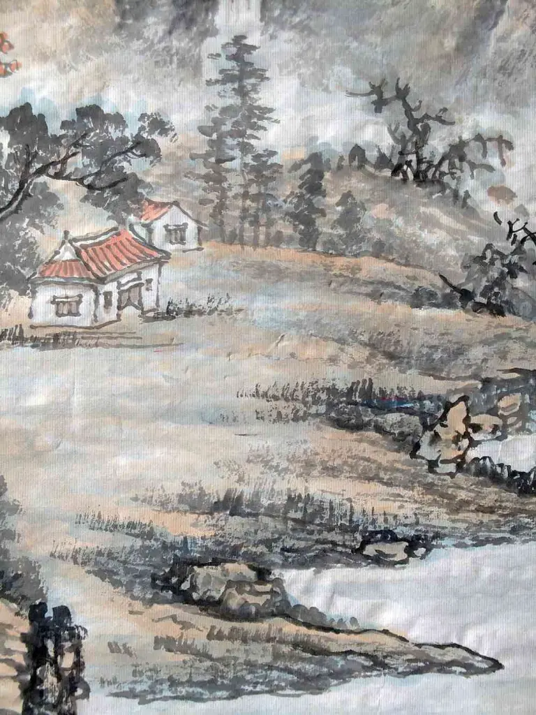 110-The Evening Sun Illuminates a Vast Expanse of Green Mountains (Man Mu Qing_4.webp